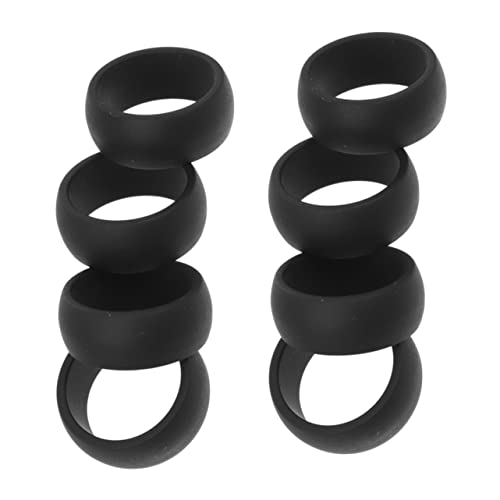 Beavorty 8 Stück Sport Silikonring fit Männer komfortabel stapelbar Gymnastik- Fingerring aus Silikon Sportzubehör Sport-Silikonring männlicher Fingerring sportliche Ringe Kieselgel Weiß Beavorty 8 Stück Sport Silikonring fit Männer komfortabel stapelbar Gymnastik- Fingerring aus Silikon Sportzubehör Sport-Silikonring männlicher Fingerring sportliche Ringe Kieselgel Weiß von Beavorty