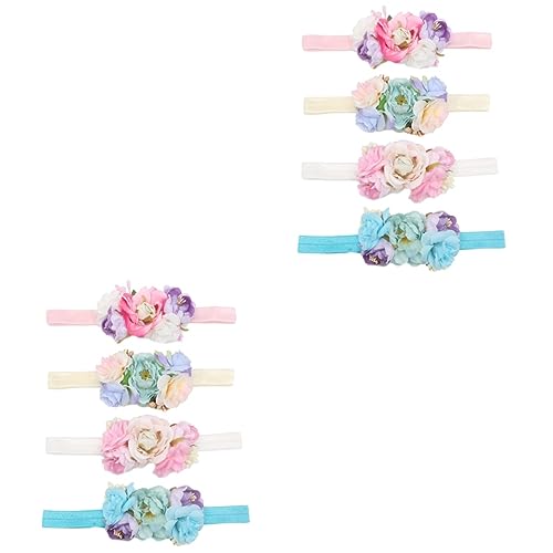 Beavorty 8 Stk Kleinkind Stirnband Haarschmuck Neugeborenes Stirnband Blumengirlanden Zur Dekoration Guirnals Para Decoracion Haarbänder Für Kleinkinder Handbuch Baby Requisiten von Beavorty