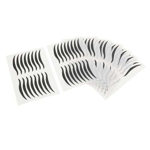 Beavorty 80paare Schwarze Wiederverwendbare Eyeliner-aufkleber Aus Kunststoff Für Augen-make-up Partys Bühnenauftritte Und Alltag von Beavorty