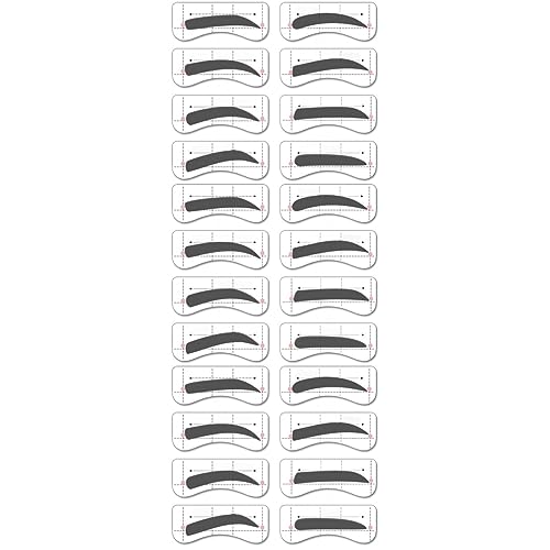 Beavorty 96 Paare 8 Werkzeuge Zum Formen Der Augenbrauen Lidschatten-schablone Augenbrauenformer Schablone Augenbrauenmuster Augenbrauen-tracer Bausätze Augenbrauenstift Augenbrauen Trimmen von Beavorty