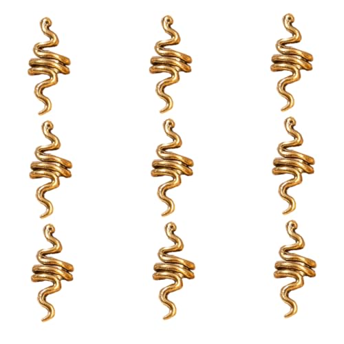 Beavorty 9stücke Dreadlocks Ringe Haarzubehör Metall Haarringe Für Dreadlocks Zöpfe Flexibles Design Wiederverwendbare Manschetten Für Frauen Männer Accessoires Für Verschiedene von Beavorty