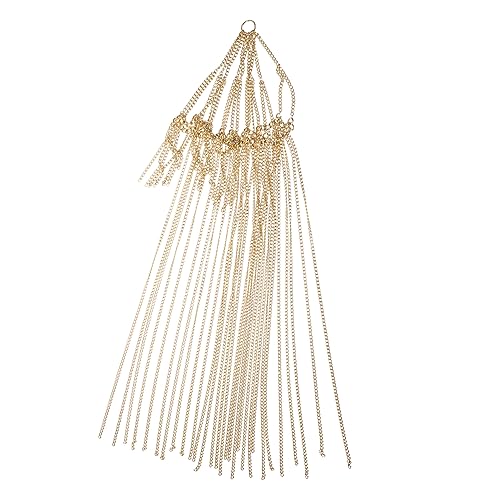 Beavorty Kopfkette Für Frauen Im Ägyptischen Stil Lange Quastenkopfkette Aus Legierungsmaterial Kopfschmuck Für Damen Stirnband Mit Quaste Haarschmuck Für Hochzeit Und Party von Beavorty