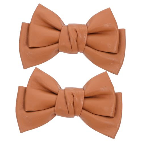 Beavorty Abnehmbare Schleifen-schuhclips aus Leichtem Pu-material Elegante Dekorative Schuhverzierung für Damen Passend für High Heels Brautschuhe und Alltagsschuhwerk von Beavorty