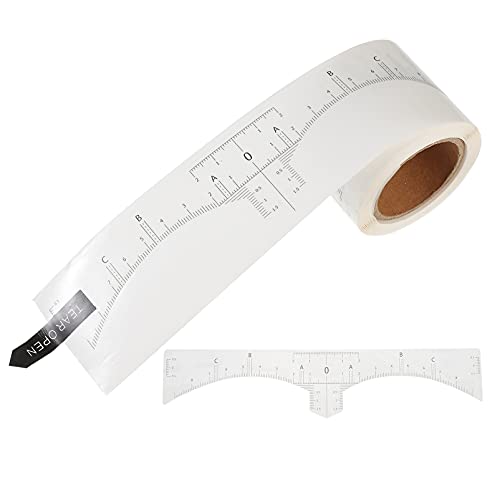 Beavorty Augenbrauen-skalen-aufkleber-set 50 Stück Einweg-augenbrauen-messgerät Make-up-werkzeug Hautfreundliches Material Einfach Anzubringen Und Zu Entfernen von Beavorty