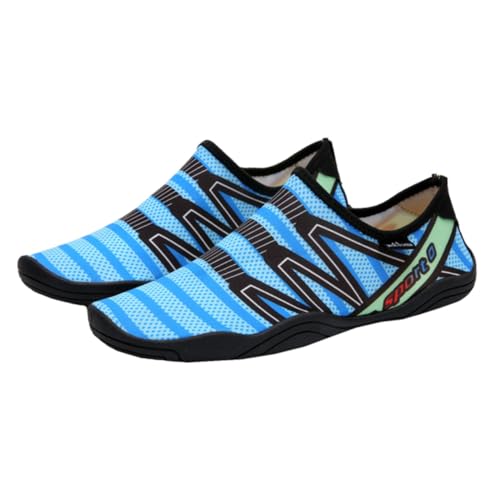 Beavorty Badeschuhe rutschfest Outdoor Strandschuhe für Atmungsaktive Schwimmschuhe mit Weichem Material für Strand Tauchen Surfen und Wassersport Blau Beavorty Badeschuhe rutschfest Outdoor Strandschuhe für Atmungsaktive Schwimmschuhe mit Weichem Material für Strand Tauchen Surfen und Wassersport Blau von Beavorty