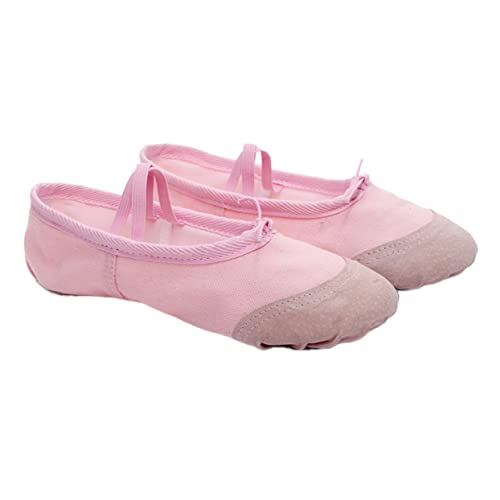 Beavorty Ballettschuhe mit Rutsch Sohle Leichte Gymnastikschläppchen für Mädchen und Erwachsene Flexible Tanzschuhe für Yoga Ballett und Moderne Tänze von Beavorty