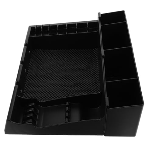 Beavorty Barber Clipper Tray Organizer Tragbarer Friseursalon Aufbewahrungsbehälter für Haarschneider Kämme und Multifunktionale Friseurstation mit Mehreren Fächern von Beavorty