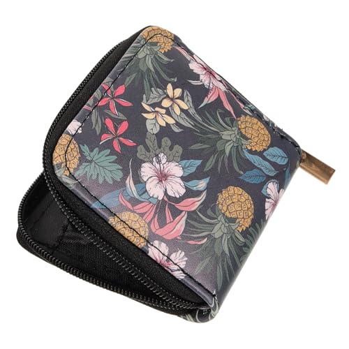 Beavorty Blumenmuster Geldbörse für Damen Kleines Zipper Portemonnaie Handliche Brieftasche für Karten Münzen Stilvolle PU für Frauen Kompakte Praktische Geldbörse Beavorty Blumenmuster Geldbörse für Damen Kleines Zipper Portemonnaie Handliche Brieftasche für Karten Münzen Stilvolle PU für Frauen Kompakte Praktische Geldbörse von Beavorty