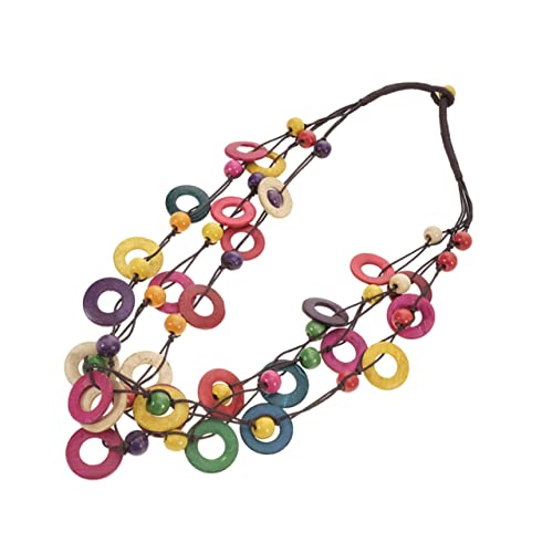 Beavorty Bohemia Web Chain with Coconut Shell Pendant Boho Style Jewelry for Women Casual Everyday Wear Necklace Unique Gift for for for for for Birthday Mother Day von Beavorty