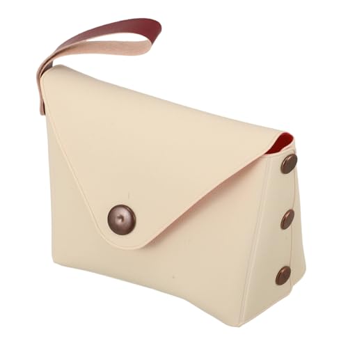 Beavorty Bonbonfarbene Geldbörse Münze Kleine Brieftasche Mit Reißverschluss Dame Brieftasche Winzig Kleine Münzgrundstück Mini Cartoon -münzgrundstück Weiß Pu-Leder von Beavorty