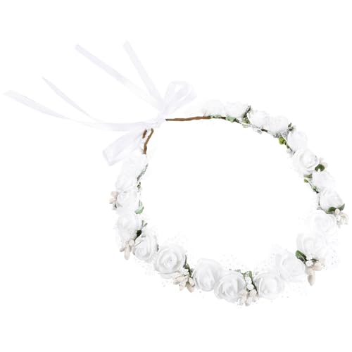 Beavorty Elegante Kopfbedeckung Braut- Und Feiertagskranz-stirnband Verstellbare Größe Für Foto-requisiten Von Mädchen von Beavorty