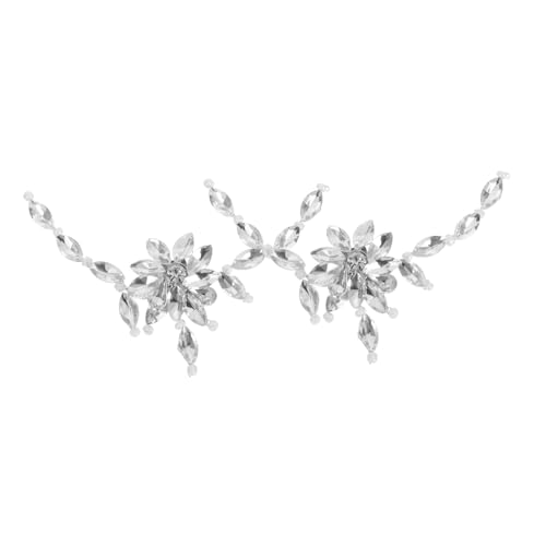 Beavorty Brautschuhe Strass Clips Abnehmbare High Heels Schmuck Hochzeitsschmuck Schmuckclips für Brautschuhdekorationen von Beavorty