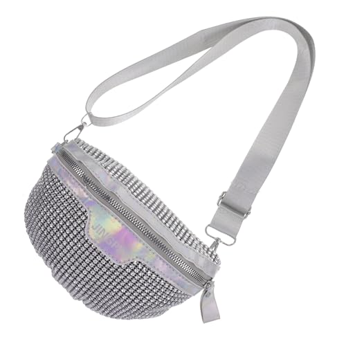 Beavorty Gürteltasche Für Damen Glänzend Aus Plüschmaterial Hüfttasche Zum Einkaufen Reisen Schule Leicht Und Tragbar Zur Aufbewahrung Von Schlüsseln Karten Lippenstift von Beavorty