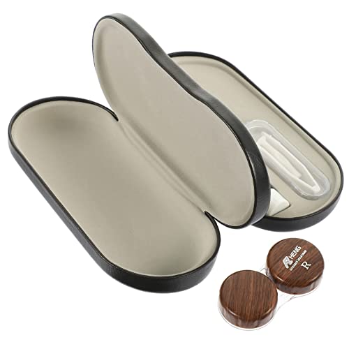 Beavorty Dual-Purpose Brillenetui Aus Pu- Faltbares Und Tragbares Brillenaufbewahrungssystem Multifunktionale Kontaktlinsenbox Mit Elegantem Design Für Zuhause Und Reisen von Beavorty