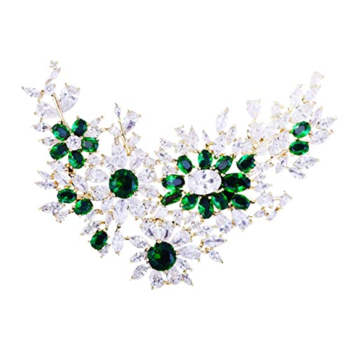 Beavorty Brosche für Damen Grüne Brosche und Leicht und Glänzend Dekorieren von Kleidung Schals oder Taschen von Beavorty