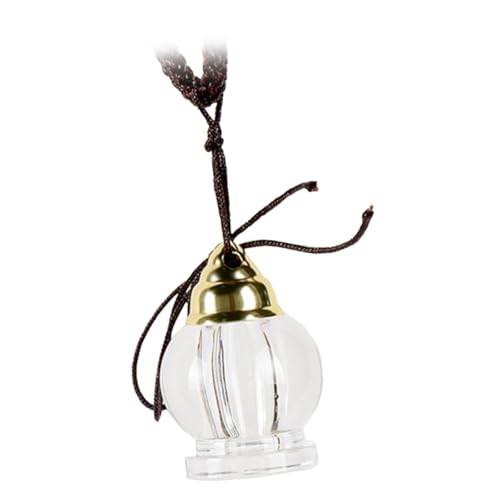 Beavorty Buddhas Volkanhänger Parfüm Flasche Halskette Lavendel Halsketten mit ätherischen Ölen für Frauen klein Diffusorketten für ätherische Öle Fläschchen Halskette Acryl von Beavorty