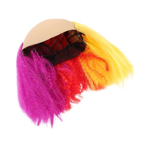 Beavorty Farbige Perücken Flippige Bunte Perücken Für Damen Und Herren Fotoautomaten-requisiten Für Karneval Und Partys Für Halloween Und Cosplay von Beavorty