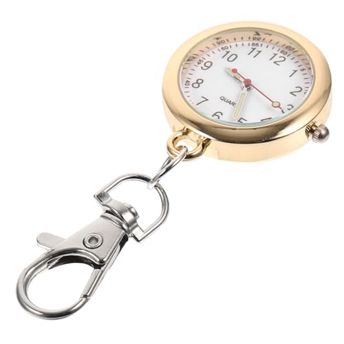 Beavorty Bunte Schlüsselanhänger Uhr Klein und Leicht für Schüler und Medizinisches Personal Tragbare Prüfungsuhr mit Praktischem Schlüsselring Stilvolles Geschenk für Jungen und Mädchen von Beavorty