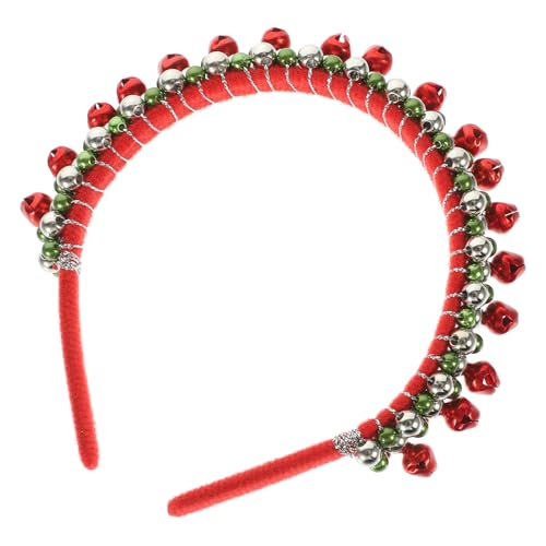 Beavorty Bunter Weihnachts Haarreifen Mit Glöckchen Festliche Kopfbedeckung Für Damen Ideales Accessoire Für Weihnachten Partys Und Feiertage von Beavorty
