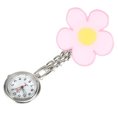 Beavorty Cartoon Taschenuhr für Krankenschwestern Quarz Clip Uhr mit Großem Ziffernblatt Pflegeuhr im Design Perfektes für Pflegepersonal von Beavorty