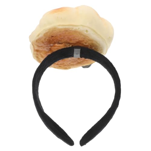 Beavorty Cartoon-croissant-haarreif Lustiges Stirnband Mit Brotdessert-design Food-simulation-kopfschmuck Für Party Und Halloween von Beavorty