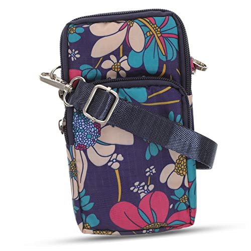 Beavorty Crossbody Handytasche für Damen Tragbare Schultertasche Strapazierfähigem Oxford für Alltag Shopping und Ausflüge für Handy Geld Schlüssel und von Beavorty