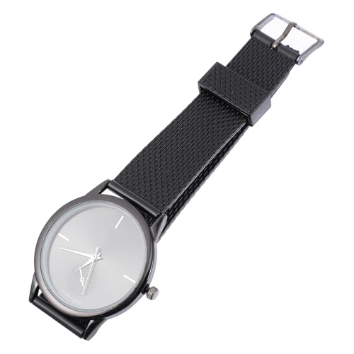 Beavorty Damen Armbanduhr Chic Quarz Uhr mit Kunststoffnetzarmband für Business Freizeit für Jede Gelegenheit von Beavorty