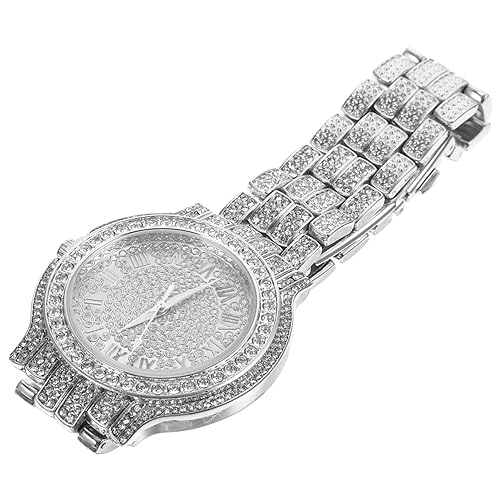 Beavorty Armbanduhr Für Damen Elegante Modische Uhr Freizeituhren Ornament Strass Und Langlebiges Design Für Täglichen Gebrauch von Beavorty
