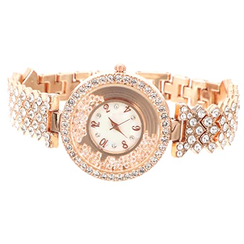 Beavorty Damen Armbanduhr Mit Uhr Für Frauen Roségold Metallarmband Mode Handgelenksuhr Für Besondere Anlässe von Beavorty