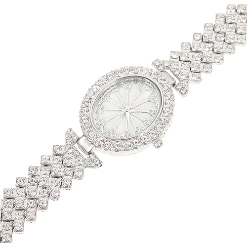 Beavorty Uhren Für Damen Strass-Armbanduhr Freizeit Uhr Mädchen Elegante Handgelenksuhr Mit Dekor Für Damen von Beavorty