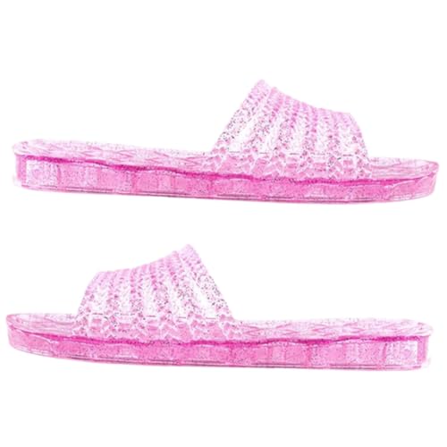 Beavorty Damen Hausschuhe Rutschfest PVC Leichte Indoor Slippers Weiche Wiederverwendbare Pantoffeln für Zuhause Hotel Spa Schlafzimmer Angenehm und Hautfreundlich von Beavorty
