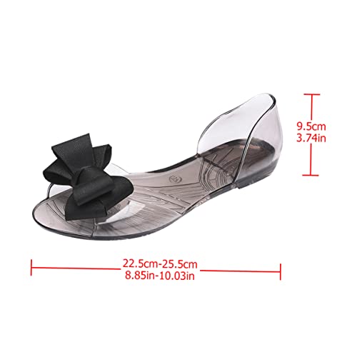 Beavorty Damen Sandalen Flach Bowknot Design Leicht Bequeme Sommerschuhe Strand Geeignet Modisch und Langlebig Einfach Anzuziehen Schwarz Beavorty Damen Sandalen Flach Bowknot Design Leicht Bequeme Sommerschuhe Strand Geeignet Modisch und Langlebig Einfach Anzuziehen Schwarz von Beavorty