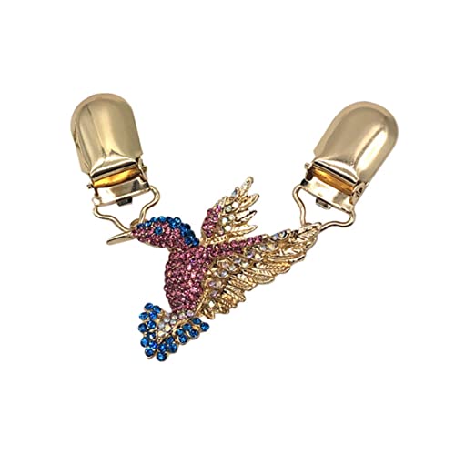 Beavorty Damen Strickjacken Clips mit Funkelnden Strasssteinen Broschen für Schals und Kleidung Einfach Anzubringen für Geeignet von Beavorty