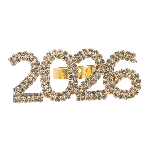 Beavorty Dehnbare Ringe Verstellbare Ringe Für Und Frauen Fingerringe Modeschmuck Für Frauen Strassringe Zahlenringe Offener Für Mädchen von Beavorty