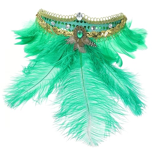 Beavorty Fascinator-kopfschmuck Für Party Frauen Stirnband Dekoratives Stirnband Gatsby-stirnband Party-stirnband Haarschmuck Fascinator-stirnband Für Party Feder Lieferungen Charmant Damen von Beavorty