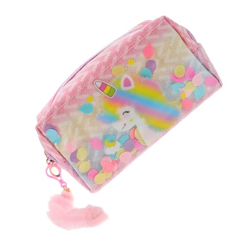 Beavorty Portable Unicorn Gradient Kosmetiktasche Große Kapazität Multifunktionale Reise-Organizer-Tasche Für Damen Und Mädchen Für Make-up Und Toilettenartikel Leicht Zu Reinigen Und von Beavorty