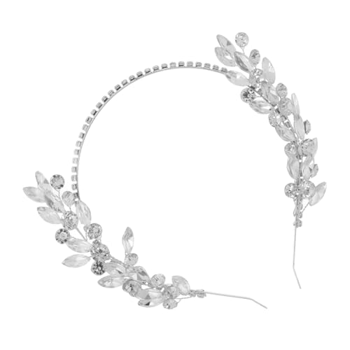 Beavorty Strass Krone Stirnband Braut Haarschmuck Hochzeit Stirnband Krone Tiara Braut Kopfbedeckung von Beavorty