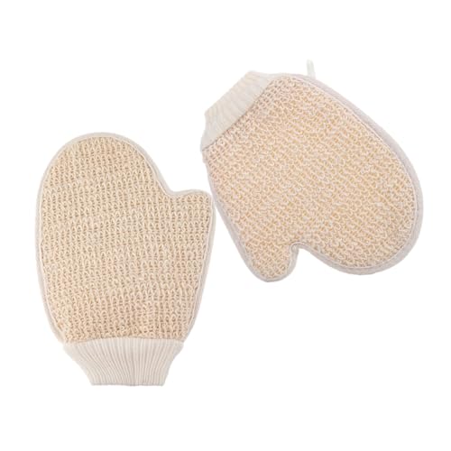 Beavorty Dusch-peeling-handschuhe Für Männer Peeling-handschuhe Sisal-plüsch Badehandschuhe Waschbar von Beavorty