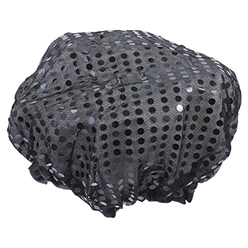 Beavorty Duschhaube Für Damen Wiederverwendbar Große Haarabdeckung Für Dusche Für Langes Haar Locken Zöpfe Naturhaar Mit Losen Bändern Elastischem Band Design Für Langzeitgebrauch von Beavorty