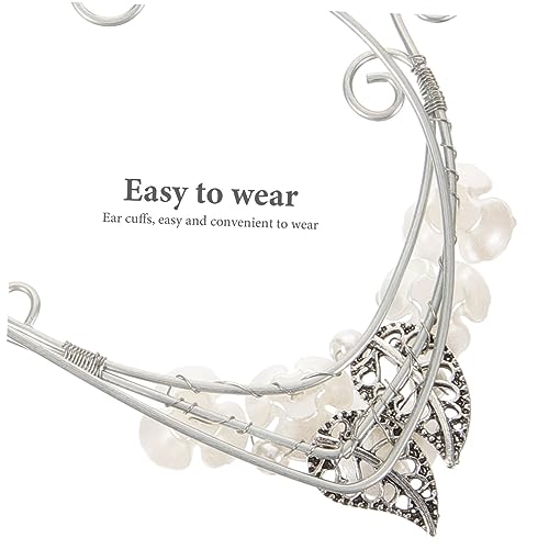 Beavorty Ohrringe Für Damen Ohrmanschetten Mit Kunstperlen Zierliche Ohrklemmen Modischer Schmuck Für Frauen Geeignet Für Feste Und Besondere Anlässe von Beavorty