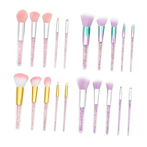 Beavorty 5stücke Kosmetikpinsel Für Make-up Puder Und Foundation Professionelle Pinsel Zum Auftragen Von Flüssiger Foundation Augenbrauen Und Kosmetik Für Damen von Beavorty