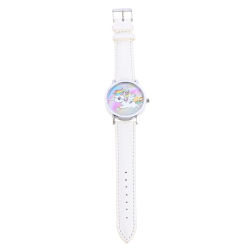 Beavorty Einhorn Damen Quarz Armbanduhr Verstellbare Freizeit Uhr Langlebiges Handgelenkszubehör Handgelenksdekoration Cartoon Design für Frauen von Beavorty