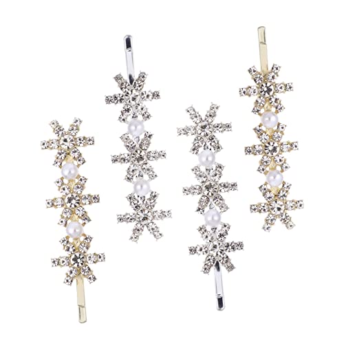 Beavorty Einzigartige Haarspangen mit Schneeflocken-design Weihnachtliche Haarnadel für Frauen und Mädchen Strass-haarspangen Modische Haarspangen von Beavorty