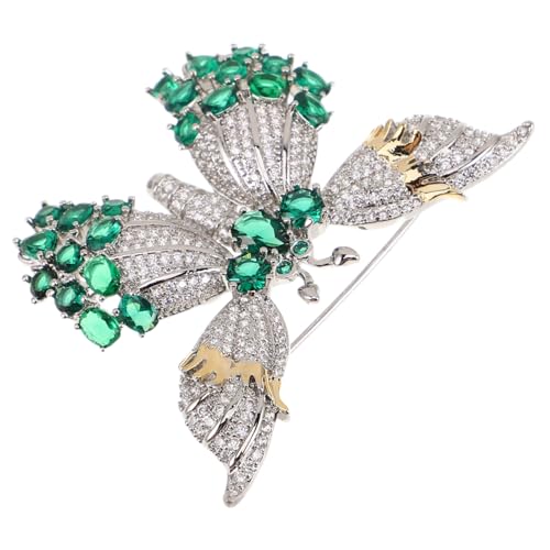 Beavorty Einzigartiger Schmuck mit Bunten Rhinestones Elegantes Accessoire für Damen für Kleider und Pullover Zeitloses Design für Besondere Anlässe von Beavorty