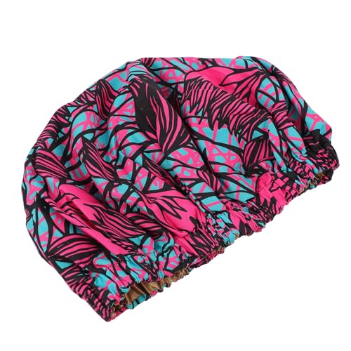 Beavorty Elastische Doppelschicht Schlafhaube für Damen Nachtmütze von Langen für Lockige Frisuren Haarverlängerungen von Beavorty