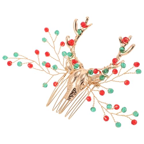 Beavorty Rentier-geweih-haarreifen Für Weihnachten Haarnadeln Blumenhaarteil Geeignet Für Party-gastgeschenke Und Brautschmuck Chinesische Haarstäbe Für Verschiedene Anlässe von Beavorty