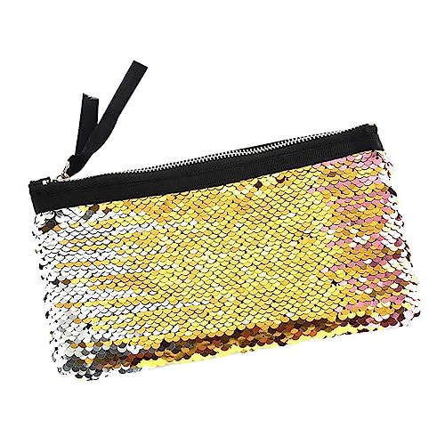 Beavorty Kosmetiktasche Mit Pailletten Reißverschlüssen Damen Geldbörse Handtasche Aus Strapazierfähigem Material Für Schlüssel Mobiltelefone Kosmetika Und Karten Für Partys Shopping Und von Beavorty