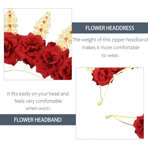 Beavorty Elegantes Damen Haarreif Metall Headband Blume Göttin Diadem Kopfschmuck für Karneval Party Festival Cosplay Leicht und Modisch Beavorty Elegantes Damen Haarreif Metall Headband Blume Göttin Diadem Kopfschmuck für Karneval Party Festival Cosplay Leicht und Modisch von Beavorty