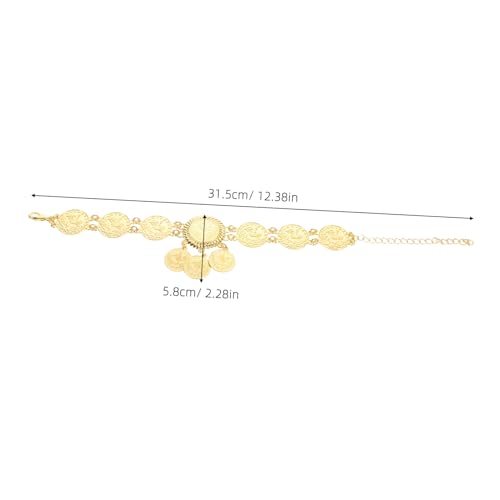Beavorty Elegantes Goldfarbenes Tassel Fußkettchen Damen Hochzeit Schmuck Komfortables Kettchen für Strand und Sommer Events Modisches Accessoire für Braut und Festliche Anlässe von Beavorty