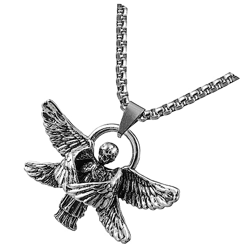Beavorty Engelsflügel Halskette für Damen Schlüsselbeinkette Filigraner Anhänger Elegantes Design für Besondere Anlässe Stilvoller Pullover Schmuck von Beavorty